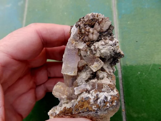 Minerales " Fabulosos Cristales Fluorescentes De Tarnowitzita Marruecos- 3B19 " 3