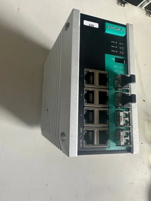 Moxa EDS-G512E Series Switch Managed 8 x 10/100/1000 + 4 x EDS-G512E-4GSFP