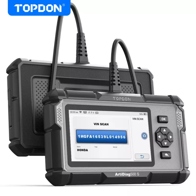 2024 TOPDON AD500S OBD2 Scanner Auto Diagnostic Tool Engine ABS SRS Code Reader