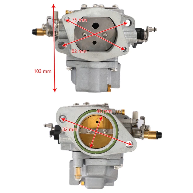 Carbu Yamaha 40HP 2T - Remplacement 66T-14301 Pour Parsun & Hors-bord - YAMASCO