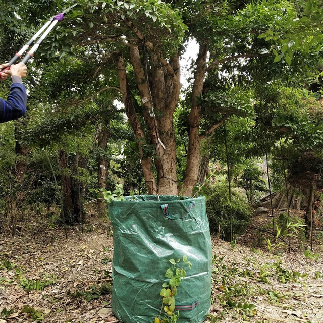 Bolsas de jardín tejidas reutilizables grandes bolsas de jardinería para trasplante de suelo