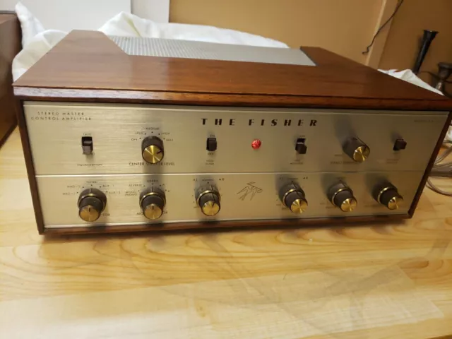 The Fisher Stereo Master Control Tube Amplifier KX-200 Near Mint All Functions