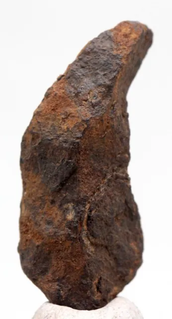 Raro Gibeon Ferro Meteorite Fragment Completo Singole Esemplare Namibia Africano