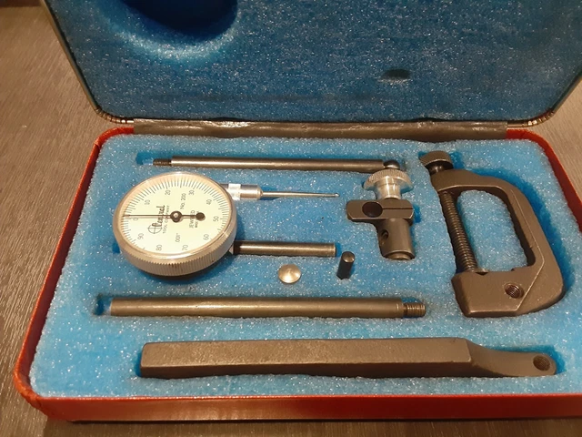Central Tools USA Dial Indicator Set 0-100mm Range .001"