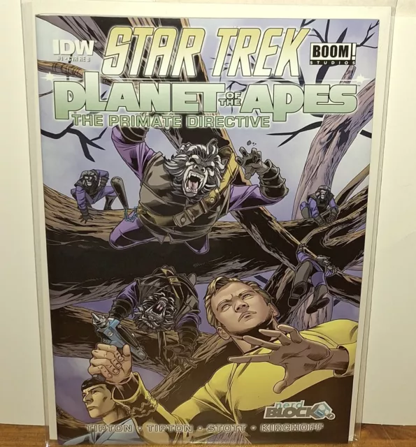 Star Trek Planet Of The Apes The Primate Directive #1 Re Variant Idw Boom! Htf