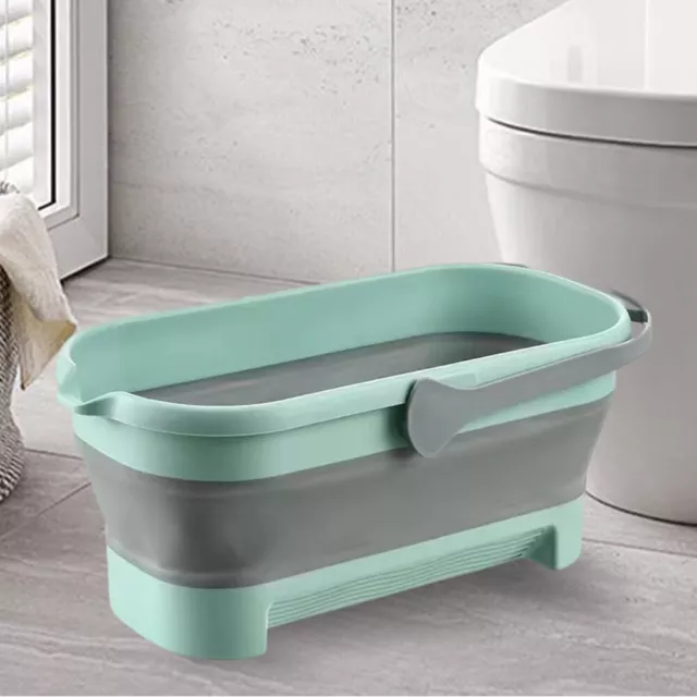 Rectangular Fishing Bucket Anti-Slip Plastic Washing Basin for Kitchen Bathroom