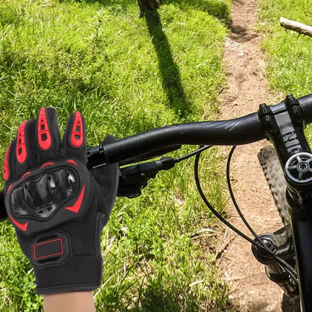 1 paire de gants de vélo à doigt complet, gants de pour hommes, gants de