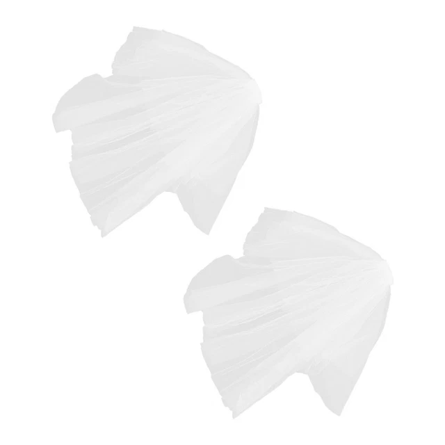 2 Pcs Voiles De Mariée Courts Voile De Mariée Robe De Mariée Courte Facile