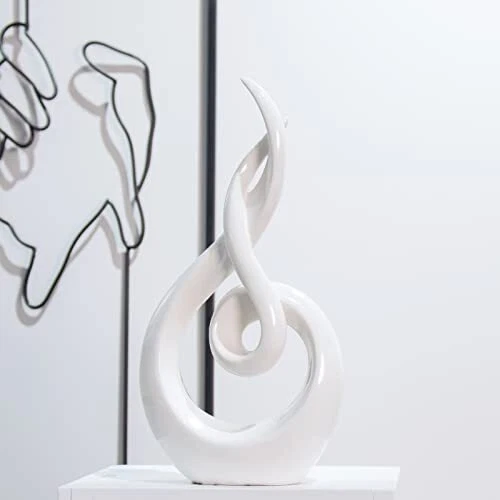 Modern Abstract Art Table Decoration - Ceramic Statue Modern