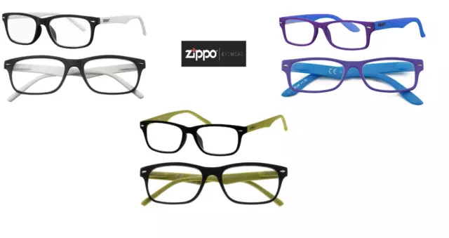 Zippo Unisex Gafas de Lectura 31Z-B3-whit Todos los Tamaños Disponible