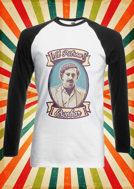 Pablo Escobar El Patron Plata Men Women Long Short Sleeve Baseball T Shirt 175E