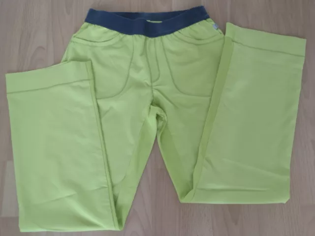 Lime colored Scrub pants XS
