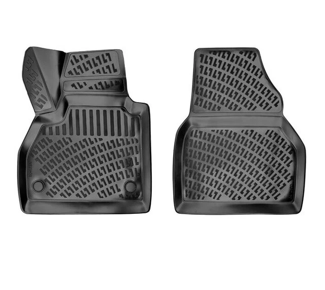 Tapis De Sol Caoutchouc Rezaw-Plast Pour Citroën Nemo (2008-2017) - Noir - Ensemble Avant/arrière - Neuf - Antidérapant