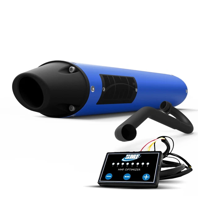 HMF Yamaha YFZ 450R Full Exhaust Brushed Ellip w/Bkout Euro + EFI (09-23)