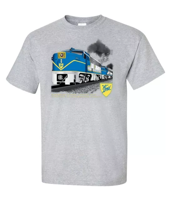 Delaware & Hudson PA4 Trains Authentic Railroad T-Shirt Tee Shirt [66]