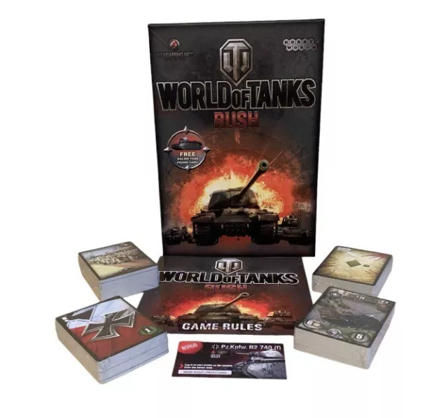 WORLD OF TANKS RUSH KARTEN-/BRETTSPIEL von HOBBY WORLD (gut mit versiegeltem Inhalt)