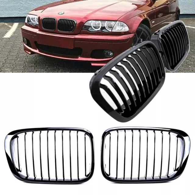 Kühlergrill Performance schwarz Einzelsteg für BMW E46 Limousine Touring 98-01