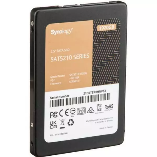 Synology SAT5210-1920G Enterprise 2.5' SATA SSD SAT5200 Modernize storage