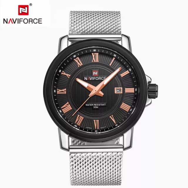 Belle Montre Militaire Naviforce US ARMY TopQualité Homme Date Fashion Men Watch