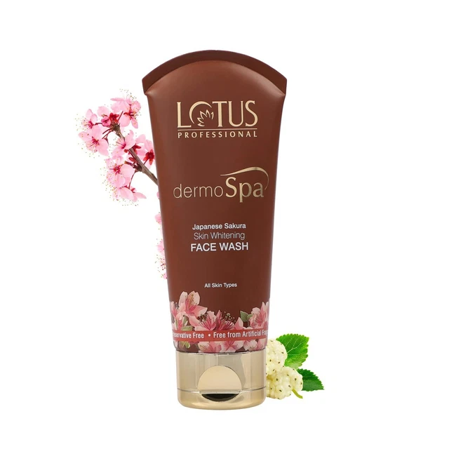 Lotus Professional Dermo Spa Japanese Sakura Skin Whitening Face wash, 80g FS+++