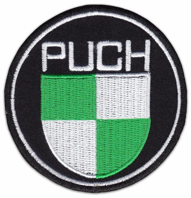 PUCH Mofa Moped Retro Mokick Biker Aufbügler Aufnäher Patch Sticker Emblem Logo