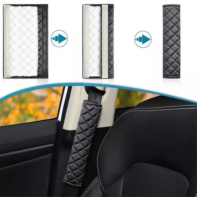 Car Soft Seat Belt Cover Universal Auto Seat Belt Covers Shoulder A9C8 3