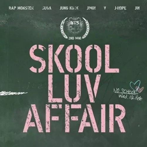 BTS-[SKOOL LUV AFFAIR] 2nd Mini Album CD+Fotokarte+115p Fotobuch K-POP Sealed