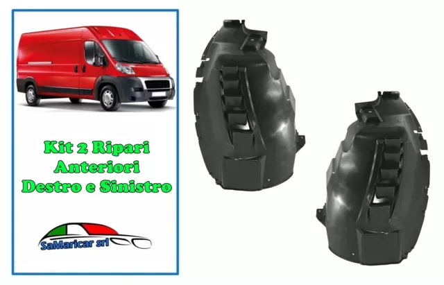 Set 2 Beinumschläge Passage de Roue Avant Dx / SX Adaptables Pour Peugeot 07/