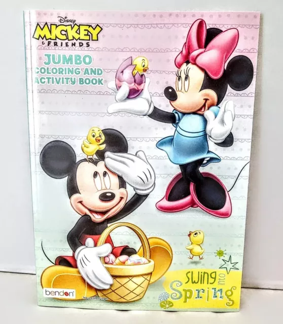 Disney Mickey & Friends Minnie Mouse Swing Spring Easter Jumbo Coloring Book