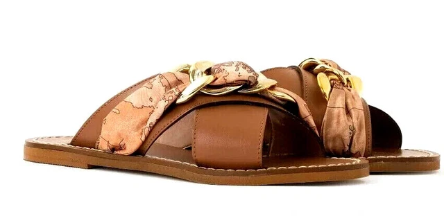 Alviero martini 1° Class Z 0456 578Q Slippers Mules Shoes From Thread Woman