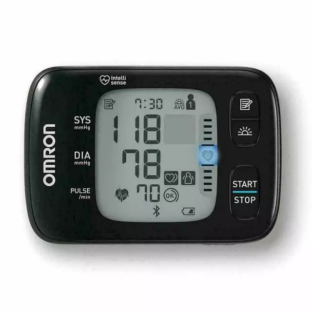 Omron RS7 HEM Wrist Blood Pressure Monitor with Bluetooth Connect Brand New Seal