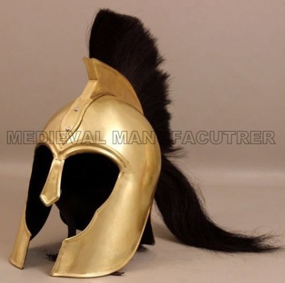 Trojan Warrior Spartiate Médiévale Knight Achille Troy Armor Casque Trojan Réplica Gift 