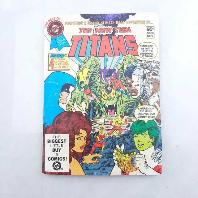 The New Teen Titans! Best of DC Blue Ribbon Digest #18 4 N.Adam's tales