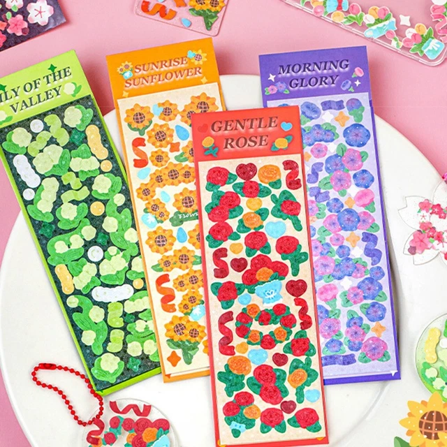 Pegatina papelería ídolo KPOP Niedlich manual bricolaje álbum de colección