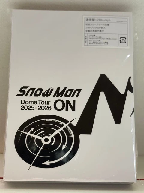 BLU RAY SNOW Man Dome Tour 2025 2026 ON Regular Edition First