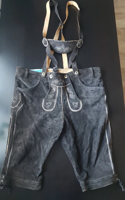 Schöneberger pantaloni tradizionali tradizionali in pelle pantaloni in pelle taglia 62 Oktoberfest