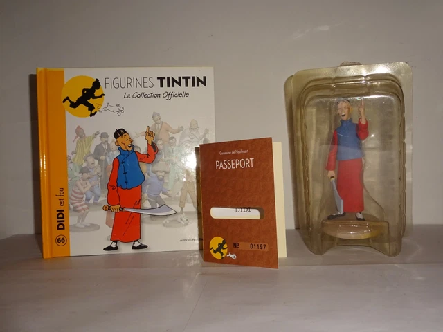 FIGURINE TINTIN COLLECTION officielle n°66 Didi est fou - NEUF EUR 44
