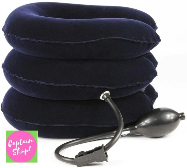Cuscino Cervicale Gonfiabile Da Viaggio - Ultraleggero E Regolabile | Per Aereo E Auto - Foto 2