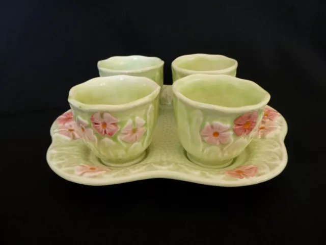 Vintage Melba Ware 4 Egg Cups with Stand  c1950's  Excellent Condition