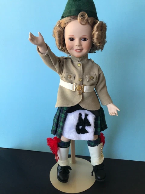 VTG NEW Danbury Mint & Ellie Hutchens 14"  Shirley Temple,  "Wee Willie Winkie"