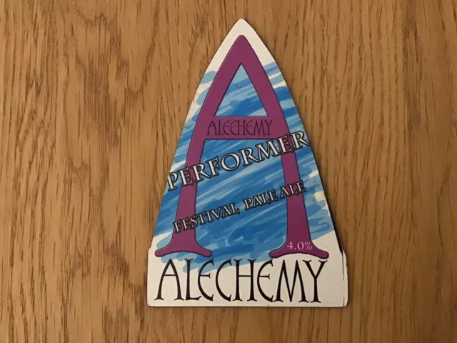 Alechemy Brewery Edinburgh Festival Performer Beer Pump Clip Scotland