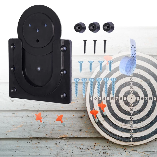 Support De Montage Pour Cible De Fléchettes – Rail Et Curseur, Installation Facile, Pour Armoire Ou Mur
