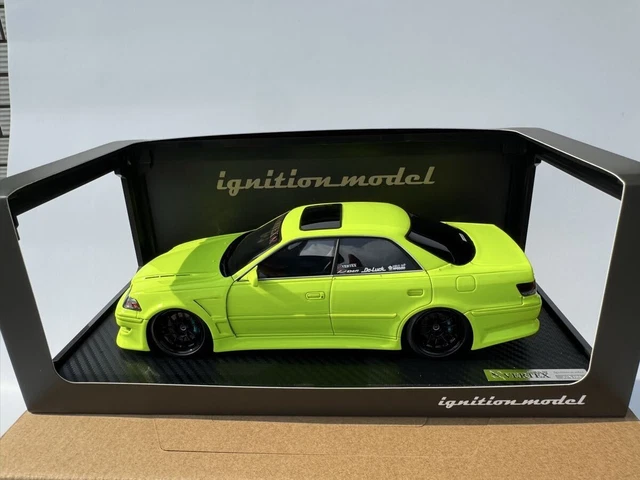 IGNITION MODEL 1/18 JZX100 Mark II Vertex Yellow Diecast Car