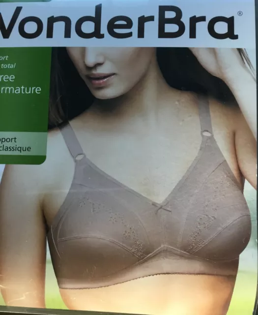 WONDERBRA 2483 FULL Support Wire Free No Poke Side Stay Bra PINK 36D $17.99  - PicClick