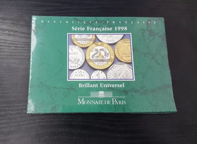 France Coffret Officiel BU Brillant Universel 10 pièces 1998 Neuf