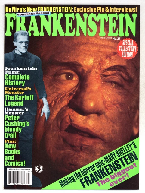 Gorezone 27 all FRANKENSTEIN issue! Frankenweenie Frankenhooker + more 1994 I217 Gorezone 27 all FRANKENSTEIN issue! Frankenweenie Frankenhooker + more 1994 I217