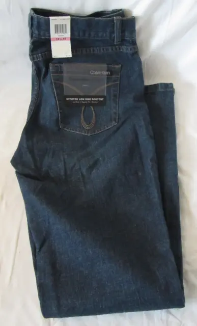 Calvin Klein Women's Denim Jeans - Stretch Low Rise Bootcut 10 x 32" - NWT