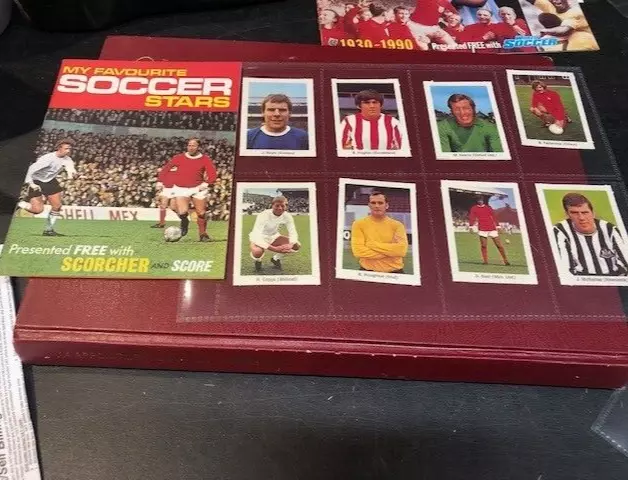 Fleetway Ipc Magazine My Favourite Soccer Stars Set George Best Jimmy Johnstone