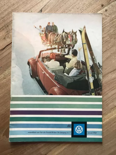VW Hauszeitung Ben Pon Vooruit Willen Käfer Cabrio Transporter Karmann Ghia 7 61
