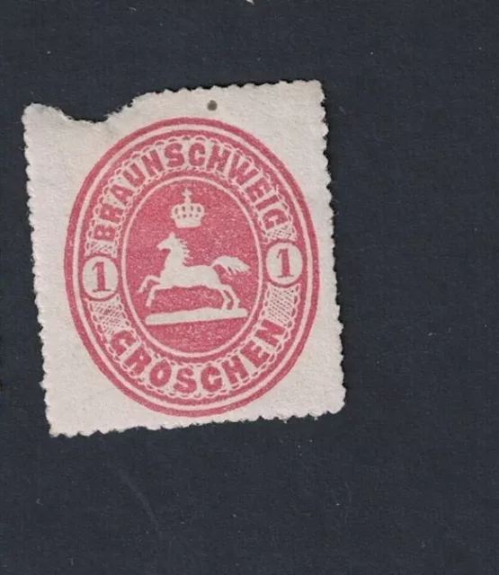  1865 Germany Brunswick Stamps Scott #24 , Mh...........................152